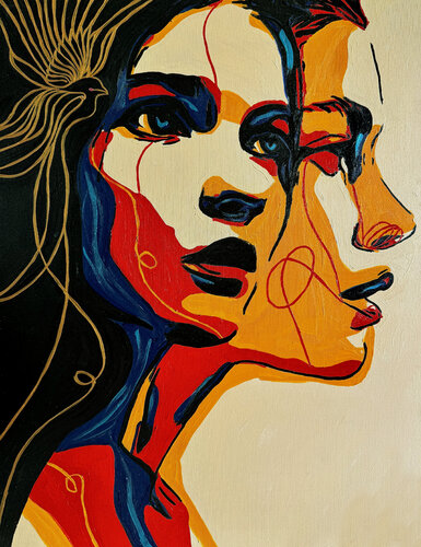 Write Your Story II – Becoming Through Another (Original Series – Hand Painted) von Juca Maximo, Malerei kaufen auf Singulart