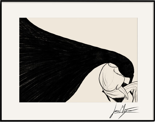 Sketch n85 – The Weight of Unspoken Grief (Original Series – Hand Painted 1/1) par Juca Maximo, Dessin en vente sur Singulart