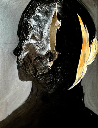 Absence XI – Revealed (Original Series – Hand Painted) di Juca Maximo, Altri media in vendita su Singulart