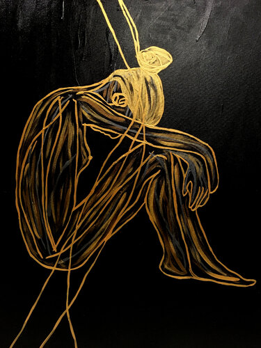 Energy II – The Pause Before the Rise (Limited Edition 1/9 – Work painted by hand) di Juca Maximo, Altri media in vendita su Singulart