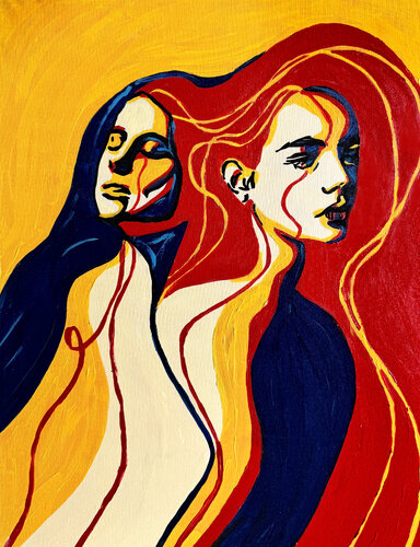 Write Your Story X – Becoming in the Silence Between (Original Series – Hand Painted) by Juca Maximo, Painting for Sale on Singulart
