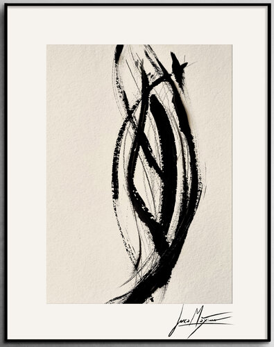 Sketch n92 – Birth of a Line (Original Series – Hand Painted 1/1) par Juca Maximo, Dessin en vente sur Singulart