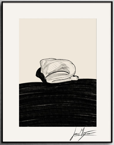 Sketch n67 — The Shape of Silence (Original 1/1, Only One Worldwide) par Juca Maximo, Dessin en vente sur Singulart