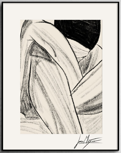 Sketch n68 – Where the Body Hides (Original Series – Hand Painted 1/1) by Juca Maximo, Drawing for Sale on Singulart