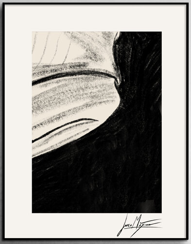 Sketch n93 — The Fold Where I Hide (Original 1/1, Only One Worldwide) par Juca Maximo, Dessin en vente sur Singulart