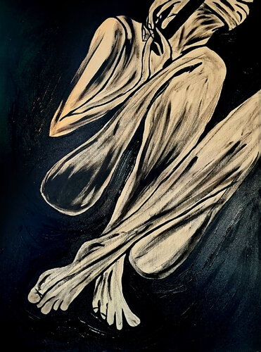 Ink Your Skin XIII – The Anatomy of a Whisper (Original Series – Hand Painted) by Juca Maximo, Painting for Sale on Singulart