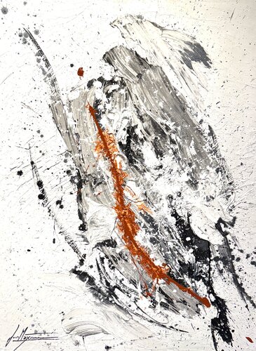 Unconscious X – The Memory That Scars (Original Series – Hand Painted) di Juca Maximo, Pittura in vendita su Singulart