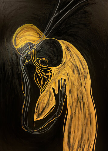 Energy III – The Pulse Within (Original Series – Hand Painted) von Juca Maximo, Andere Medien kaufen auf Singulart