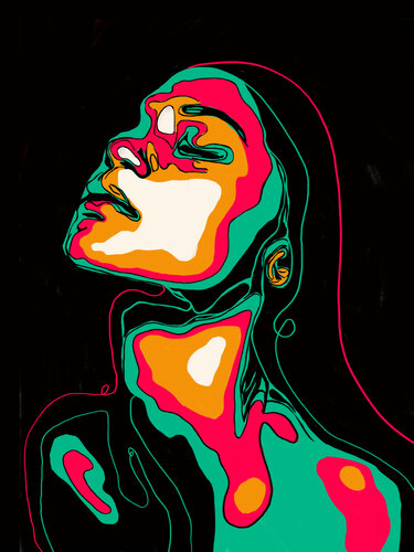 Intense I — When Silence Turns Into Color (Limited Edition 6/9, Only 9 Worldwide) par Juca Maximo, Peinture en vente sur Singulart