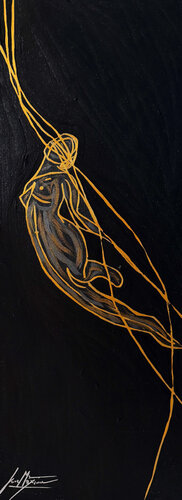 Energy XXVII – The Dance of Forces (Limited Edition 1/9 – Work painted by hand) par Juca Maximo, Peinture en vente sur Singulart