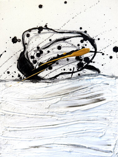 Angelus III – Where Light Breaks the Silence - Small Original (1/1) van Juca Maximo, Schilderij te koop op Singulart