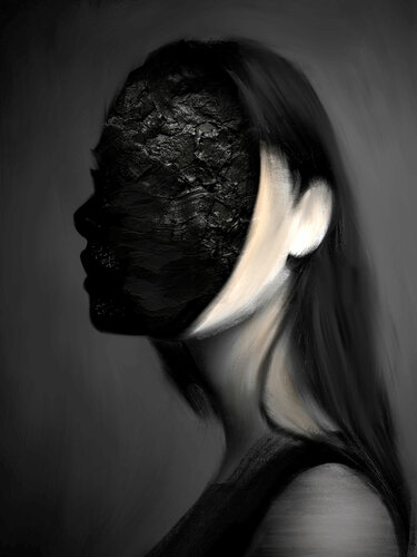 Absence II – Vanishing Echo | Limited Edition 1/9 – Hand-Painted de Juca Maximo, Otros medios a la venta en Singulart