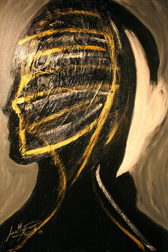 Absence VIII – The One Who Left Inside Me (Original Series – Hand Painted) van Juca Maximo, Andere media te koop op Singulart