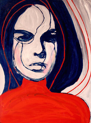 Portrait Colors XI – The Armor of Feeling (Original Series – Hand Painted) by Juca Maximo, Painting for Sale on Singulart