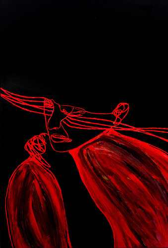 Gravity III – Between the Pull and the Push (Original Series – Hand Painted) par Juca Maximo, Peinture en vente sur Singulart