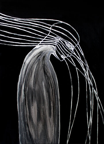 Gravity XIII – The Bend of Surrender (Original Series – Hand Painted) van Juca Maximo, Schilderij te koop op Singulart