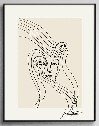 Sketch n78 – Where the Spirit Rises (Original Series – Hand Painted 1/1) de Juca Maximo, Dibujo a la venta en Singulart