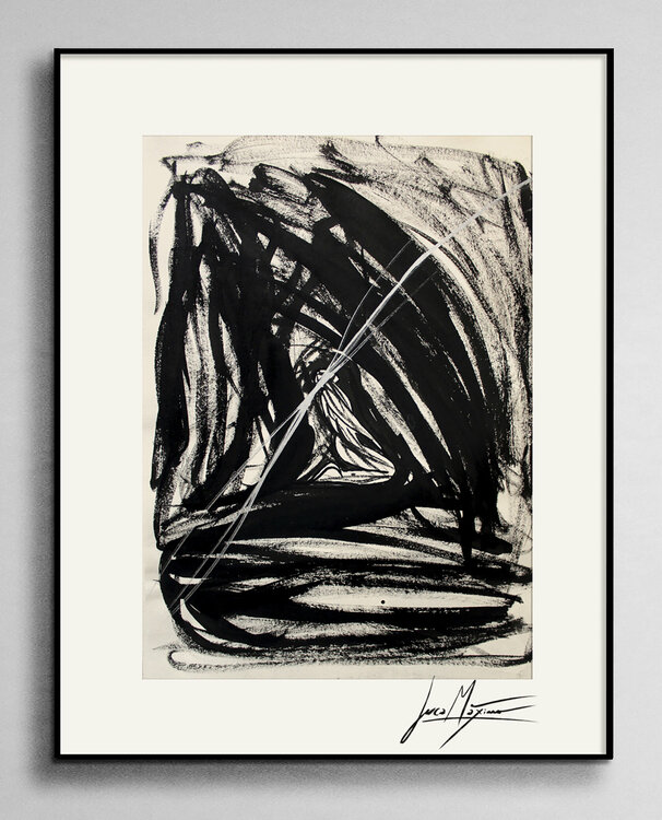 Sketch n19 – Screaming Without Sound (Original Drawing – Hand Painted 1/1) Juca Maximo