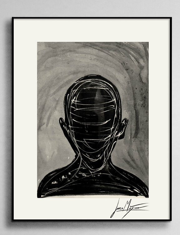 Sketch n2 – The Body Remembers (Original Drawing – Hand Painted 1/1) Juca Maximo