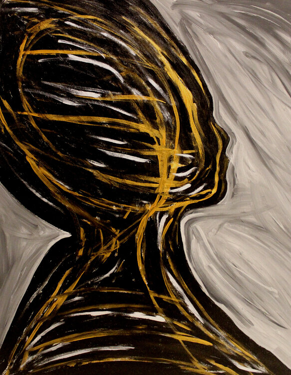 Absence XIII – The Shape of What Cannot Be Said (Original Series – Hand Painted) Juca Maximo