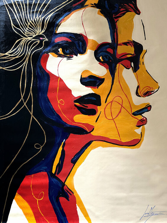 Writer Your Story 2 - Limited Edition 4/9 (Work painted by hand) Painting Juca Maximo