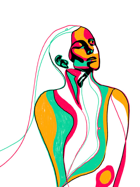 Intense VI – The Grace of Holding Everything – (Limited Edition 2/9 – Work painted by hand) Juca Maximo