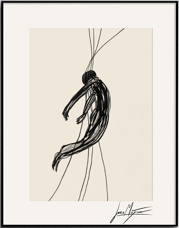 Sketch n51 – The Puppet of Silence (Original Series – Hand Painted 1/1) Juca Maximo