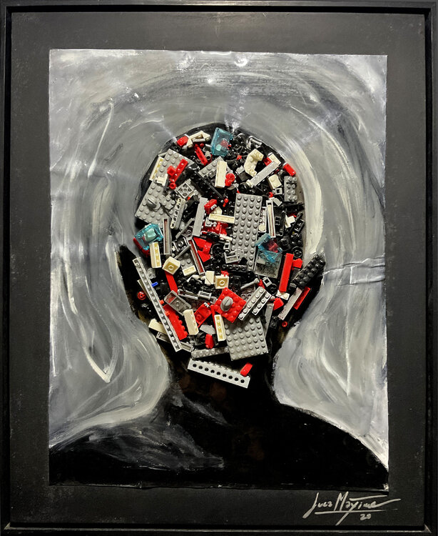 Absence – Play II: Childhood in Pieces (Original Series – Hand Painted) Juca Maximo