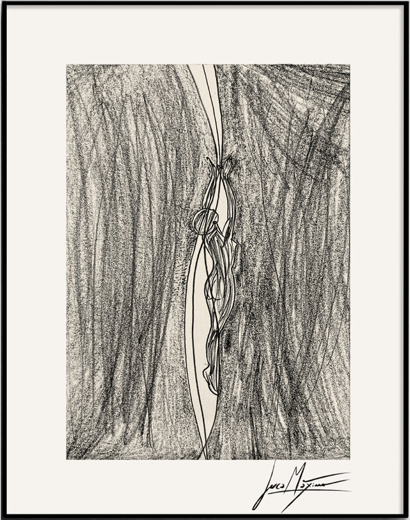 Sketch n44 – Passage of Becoming (Original Series – Hand Painted 1/1) Juca Maximo