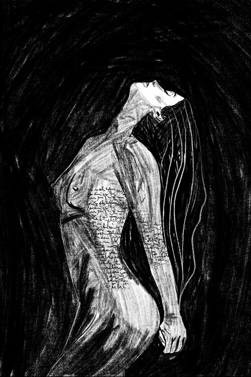 Ink Your Skin VI – Where Memory Rests (Original Series – Hand Painted) Juca Maximo
