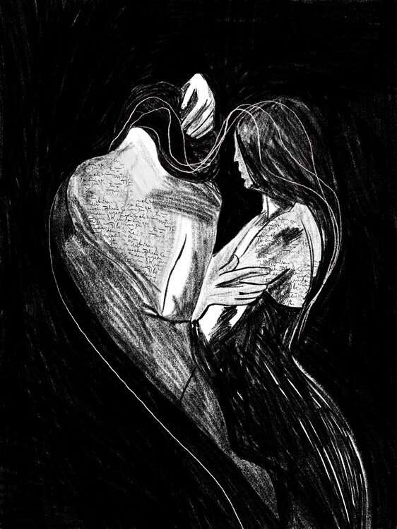 Ink Your Skin VIII – The Memory Between Us (Original Series – Hand Painted) Juca Maximo