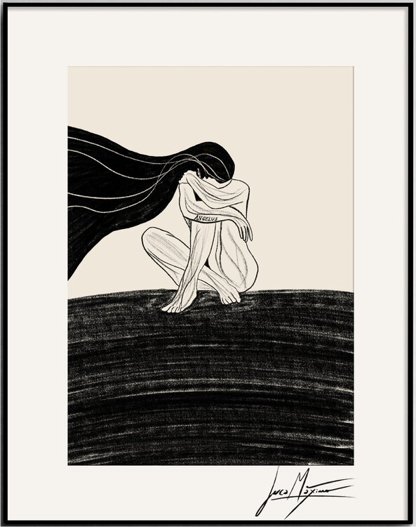 Sketch n61 – Where the Mind Touches the Flesh (Original Series – Hand Painted 1/1) Juca Maximo