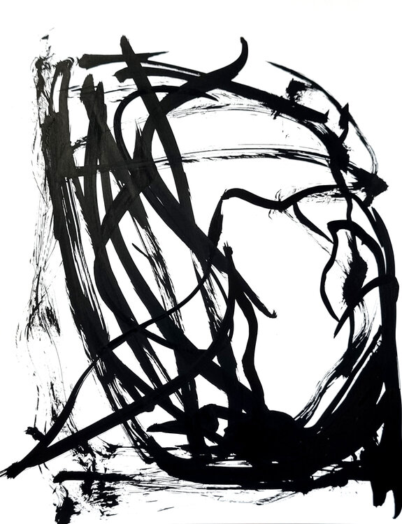 Sketch n91 – Inner Architecture of a Scream (Original Series – Hand Painted 1/1) Juca Maximo