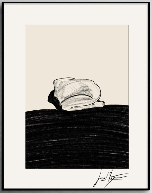 Sketch n67 — The Shape of Silence (Original 1/1, Only One Worldwide) Juca Maximo
