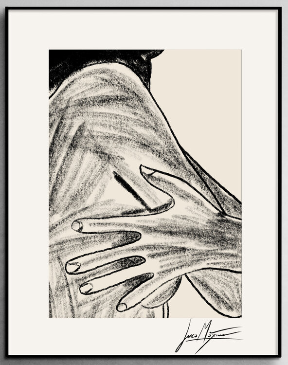 Sketch n71 – The Memory Beneath Her Skin (Original Series – Hand Painted 1/1) Juca Maximo