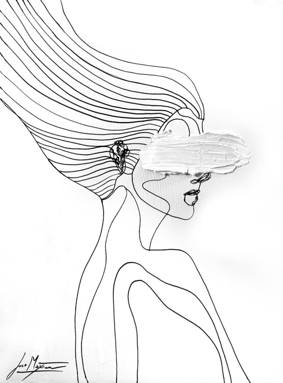 Traces IX — She Hides to Feel, and Feeling, She Becomes (Limited Edition 3/9, Only 9 Worldwide) Juca Maximo