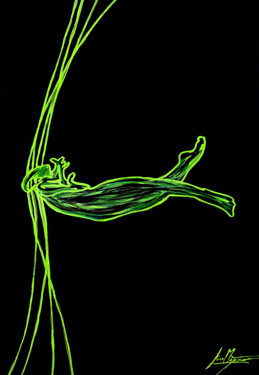 Gravity VI — Entwined in the Pull (Limited Edition, Hand-Painted 1/9) Juca Maximo