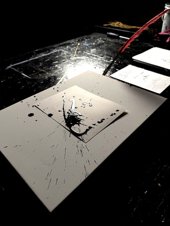 Collector’s Envelope 5/50 — 6 Letters + 6 Original Sketches (Handwritten, 1/1) Juca Maximo