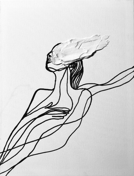 Traces XXV – The Silent Mark of Presence | Small Original (1/1) Juca Maximo