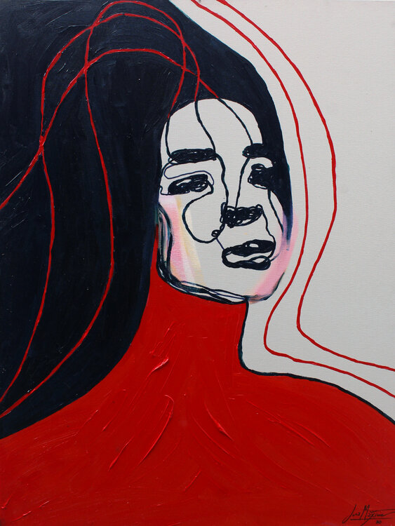 Portrait Colors XIII – The Rise of Soft Strength (Original Series – Hand Painted) Juca Maximo