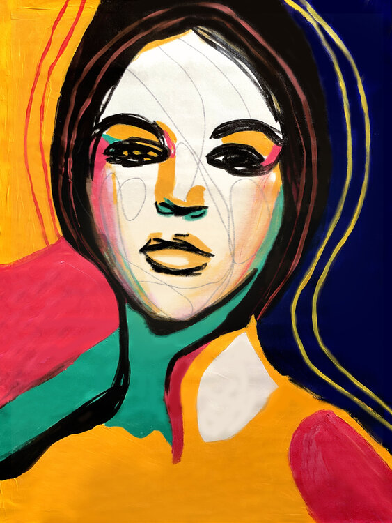 Retails II – The Echo of Traces (Original Series – Hand Painted) Juca Maximo