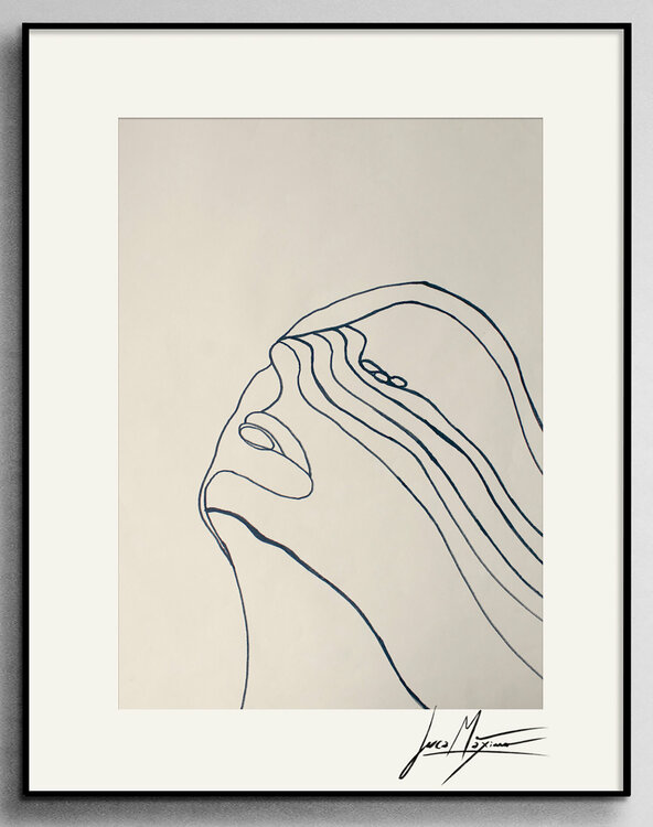 Sketch n75 – When the Soul Looks Up (Original Series – Hand Painted 1/1) Juca Maximo