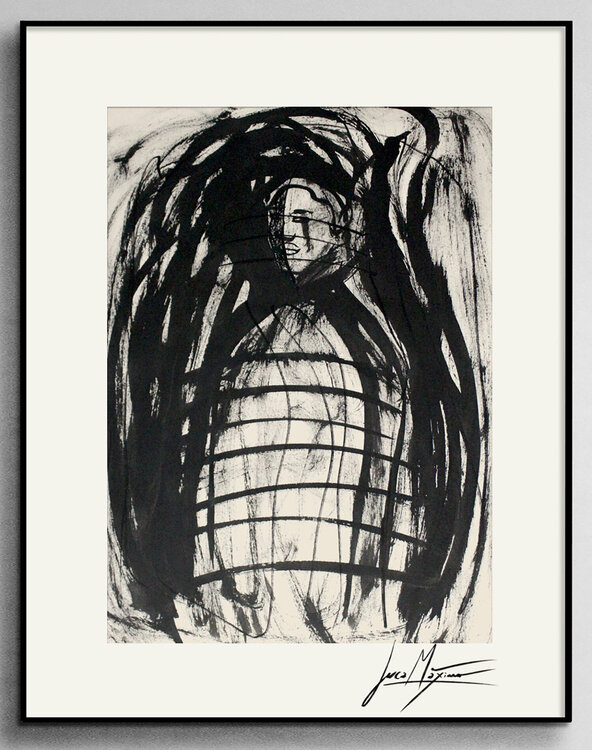 Sketch n81 – Where Shadows Speak (Original Series – Hand Painted 1/1) Juca Maximo
