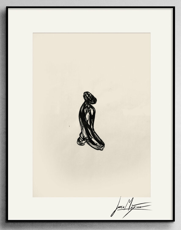 Sketch n83 – When All Falls Quiet (Original Series – Hand Painted 1/1) Juca Maximo
