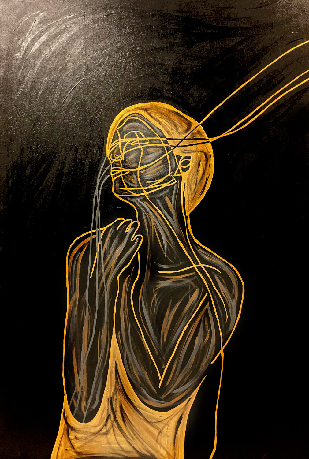 Energy XIV – Blinded by Light (Original Series – Hand Painted) Juca Maximo