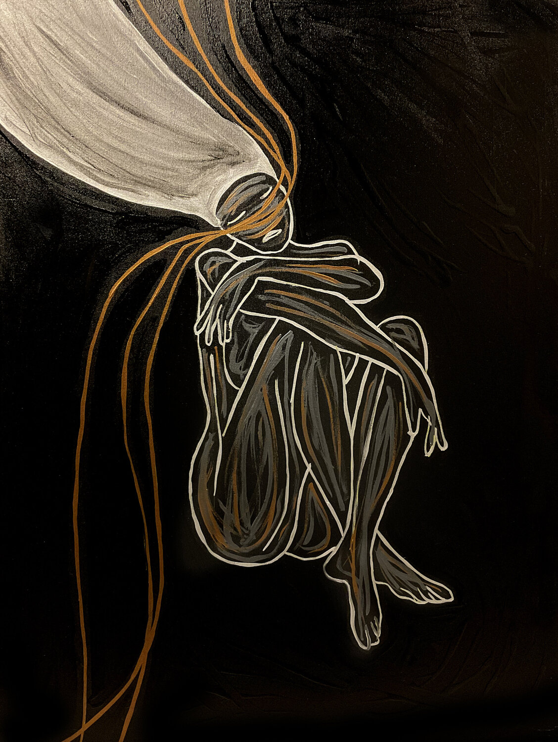 Energy XXII – The Stillness Between (Original Series – Hand Painted) Juca Maximo