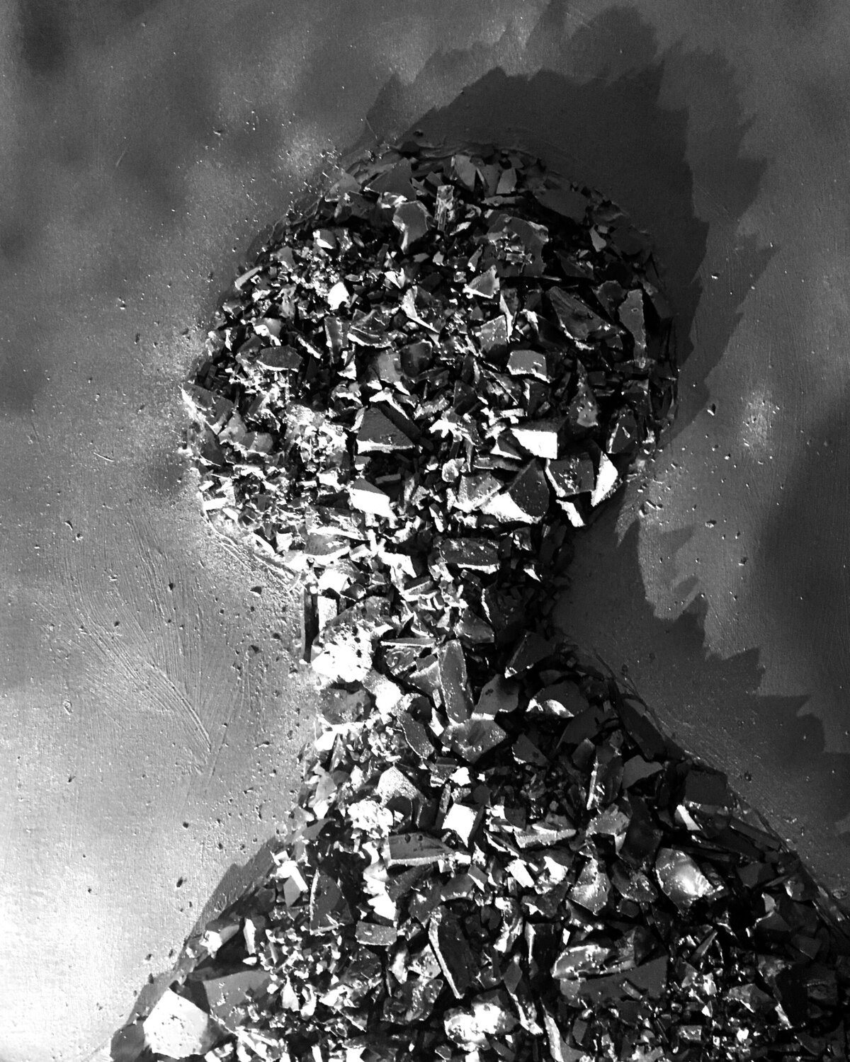 Absence – Fragments of Who I Was (Original Series – Hand Painted) Juca Maximo Altri media in vendita
