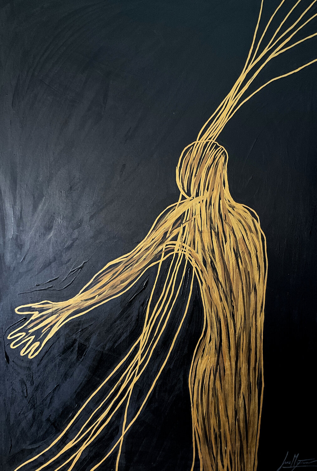 Gravity VII - Limited Edition 2/9 (Work painted by hand) Juca Maximo