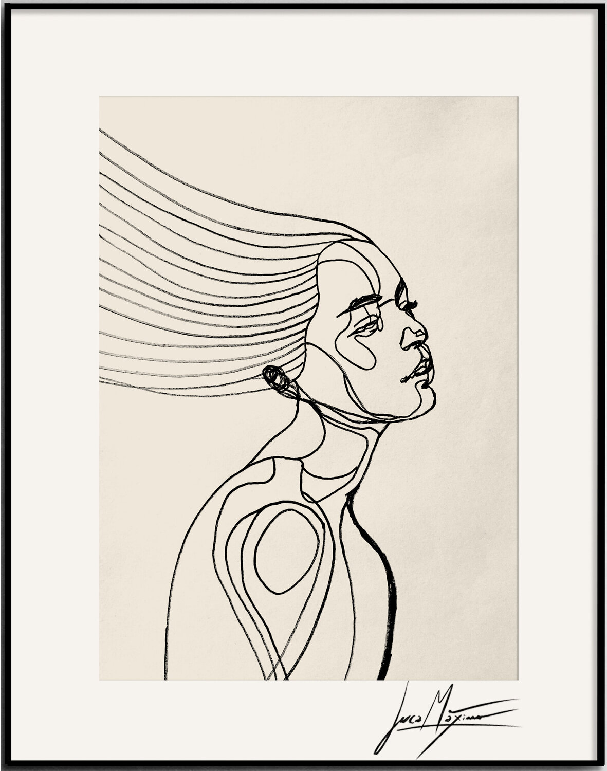 Sketch n42 — The Echo Within (Original Series, Unique 1/1 Hand-Painted Drawing) Juca Maximo Zeichnungen zu verkaufen