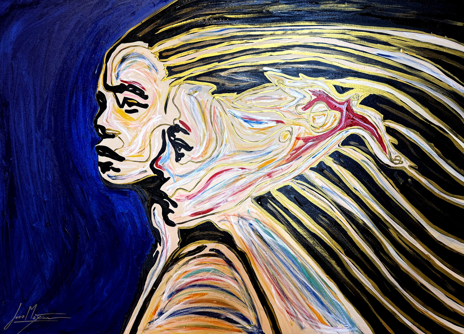 Duo II — Where Two Souls Break Into Light (Original) Juca Maximo